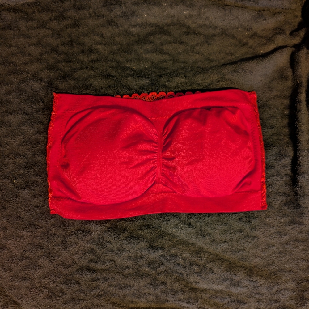 Callie Lives Red Bandeau - Picture 2 of 8